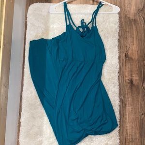 Maxi dress. I’m 5’7 and this goes to my ankles